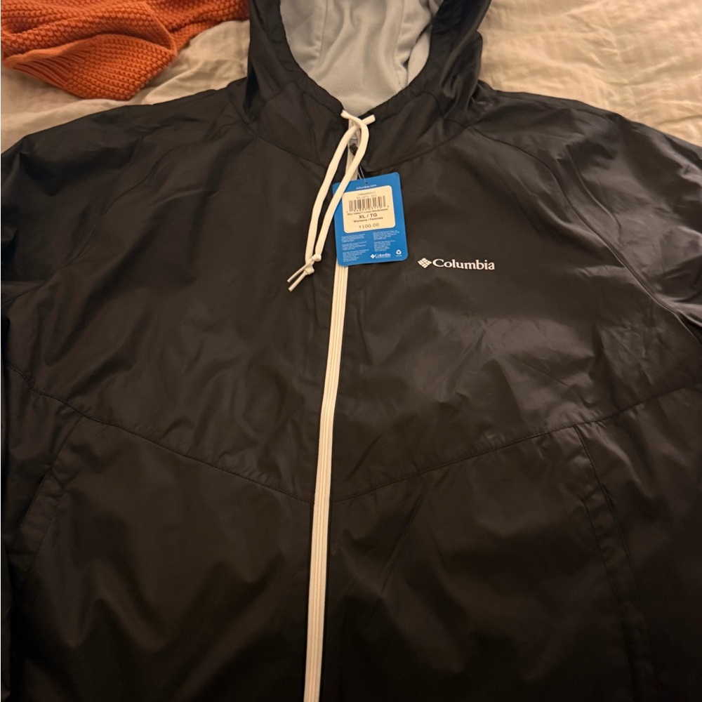 Columbia Black Jacket with White Accents